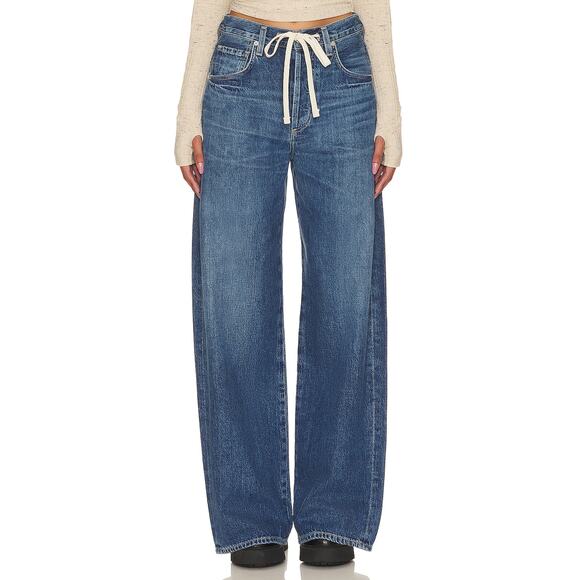 Citizens Of Humanity 'Brynn' Blue Cotton Trouser Size 26 - Picture 1 of 4